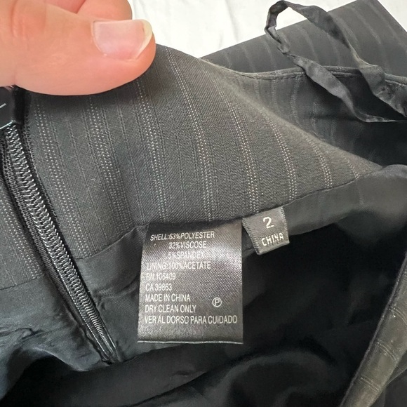 Antonio Melani straight striped pencil skirt knee length office career - Picture 4 of 6